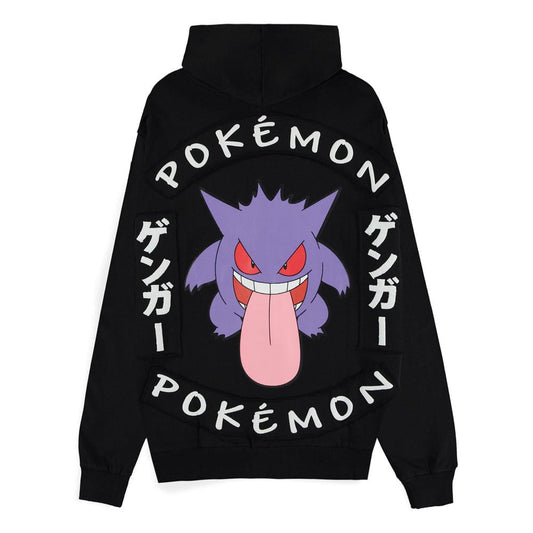Pokémon Kapuzenjacke mit Reißverschluß Gengar Locked Up Größe S - Smalltinytoystore