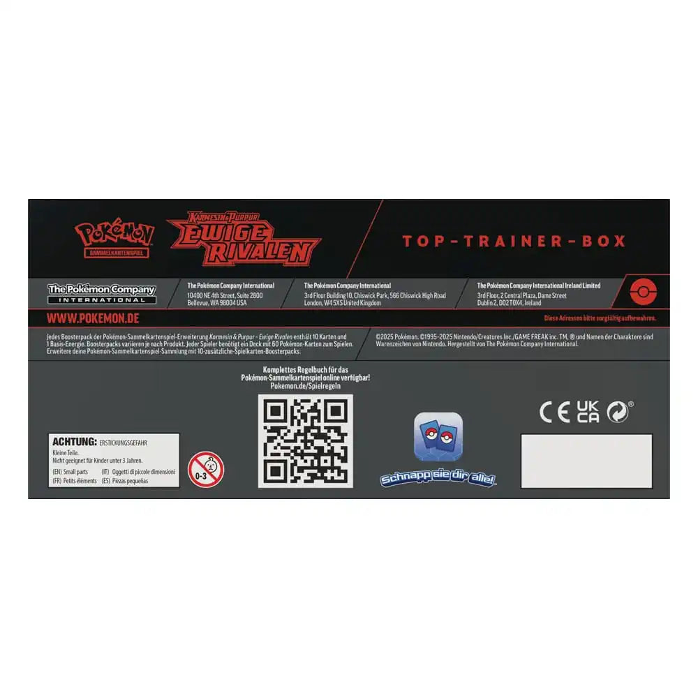 Pokémon KP10 Karmesin & Purpur - Ewige Rivalen Top Trainer Box *Deutsche Version* - Smalltinytoystore