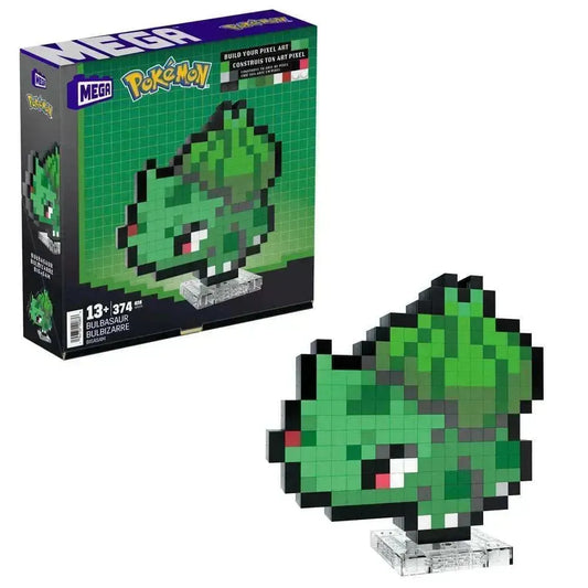 Pokémon MEGA Bauset Bisasam Pixel Art - Smalltinytoystore