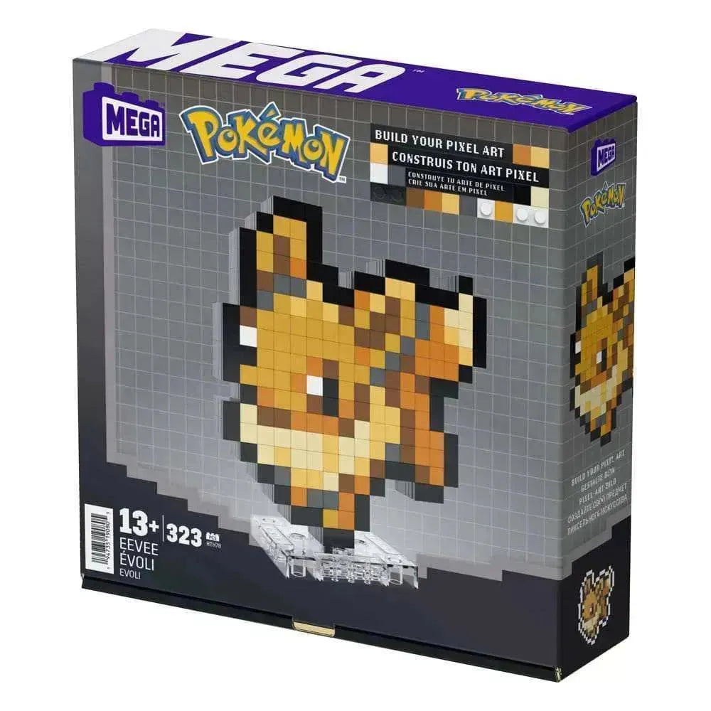 Pokémon MEGA Bauset Evoli Pixel Art - Smalltinytoystore