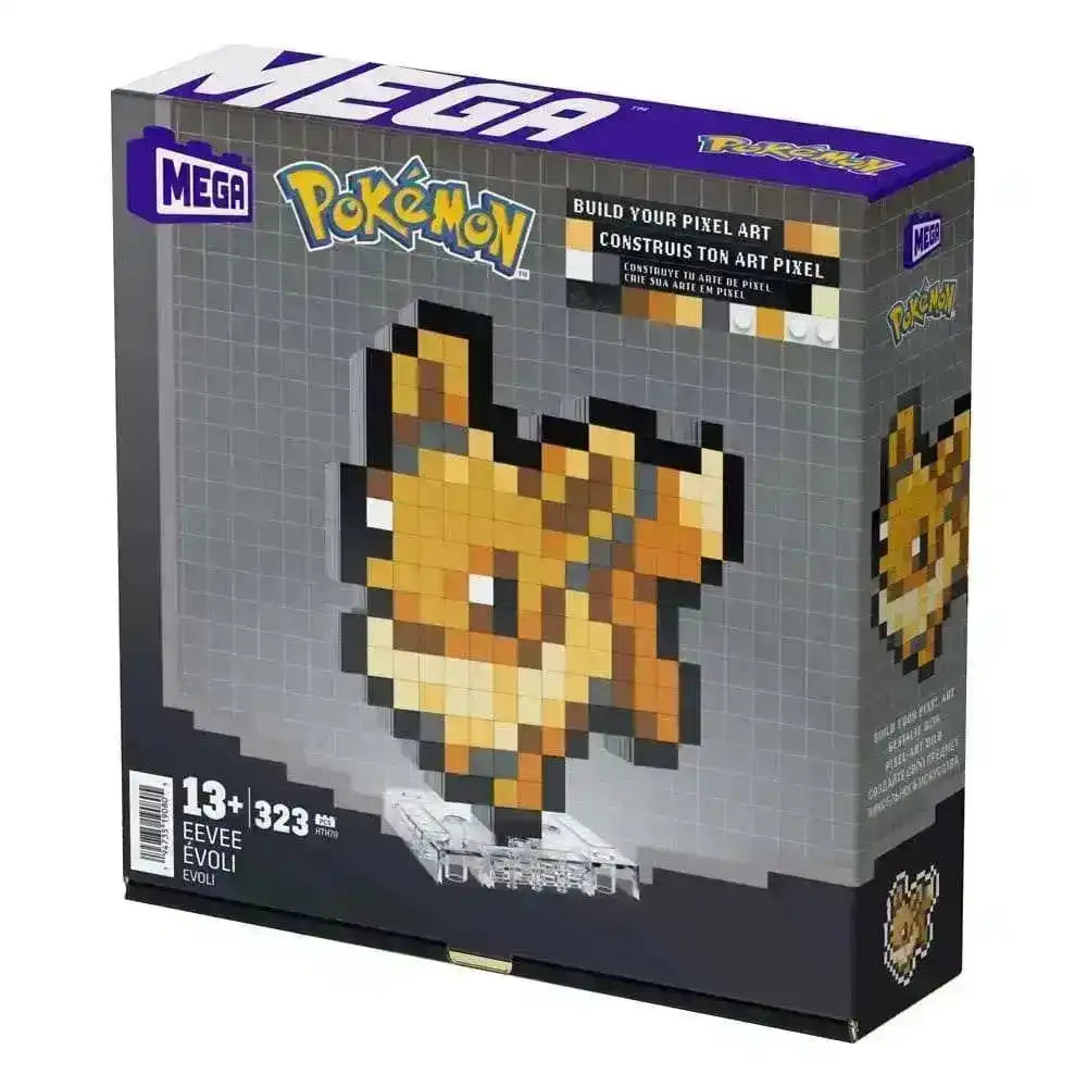 Pokémon MEGA Bauset Evoli Pixel Art - Smalltinytoystore