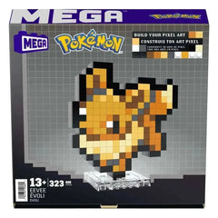 Pokémon MEGA Bauset Evoli Pixel Art - Smalltinytoystore