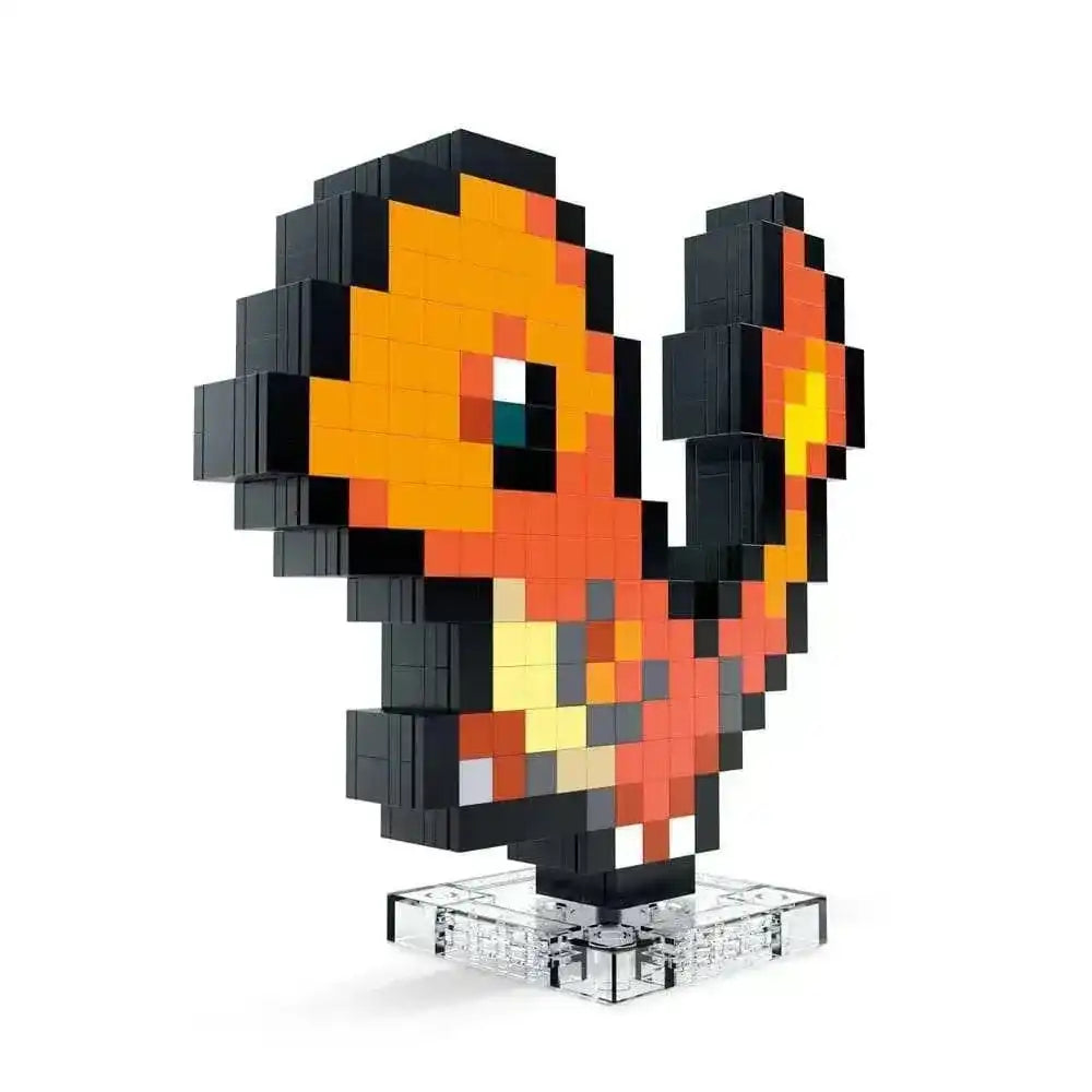 Pokémon MEGA Bauset Glumanda Pixel Art - Smalltinytoystore