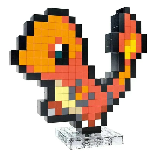 Pokémon MEGA Bauset Glumanda Pixel Art - Smalltinytoystore