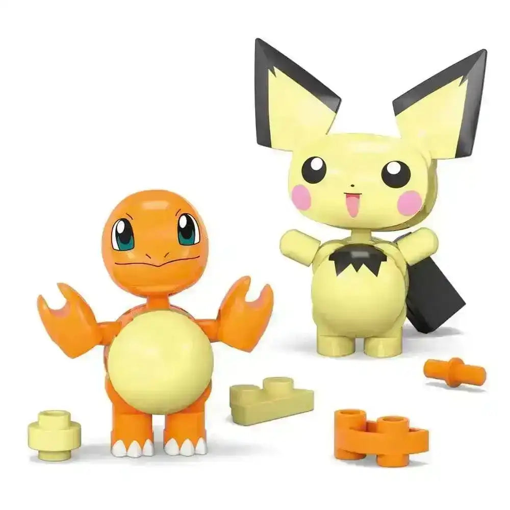Pokémon MEGA Bauset Poké Ball Collection: Glumanda & Pichu - Smalltinytoystore