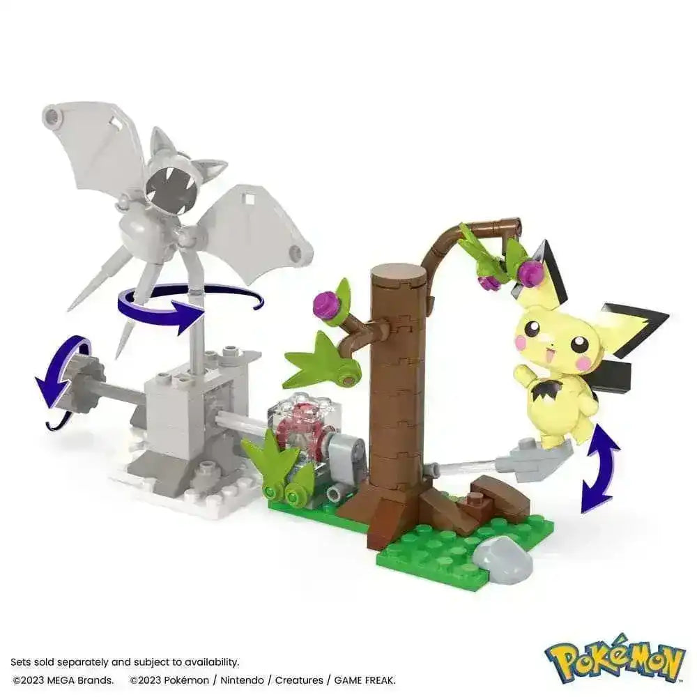 Pokémon Mega Construx Bauset Pichus Wald-Futtersuche - Smalltinytoystore