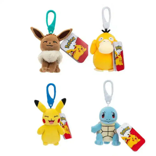 Pokémon Plüschfigur Anhänger Version 13 10 cm Sortiment (6) - Smalltinytoystore