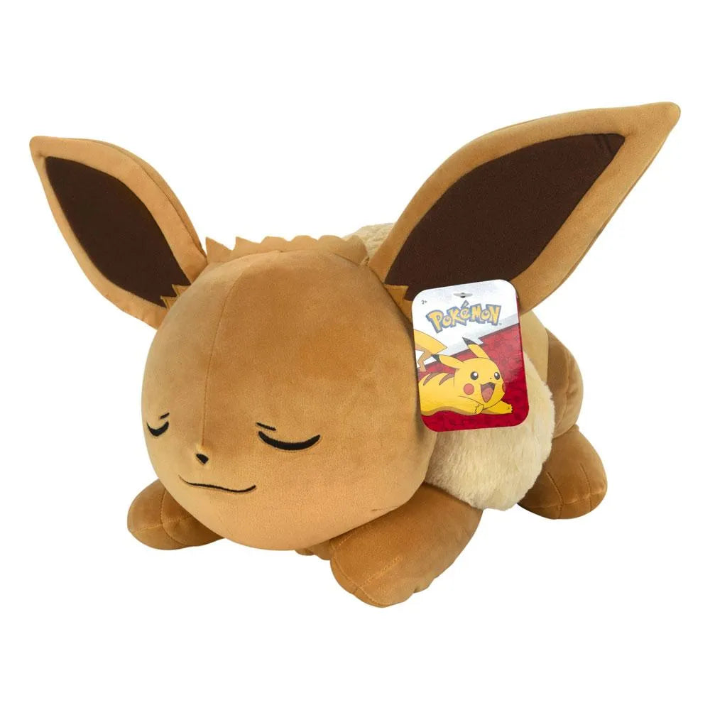 Pokémon Plüschfigur Evoli schlafend 45 cm - Smalltinytoystore