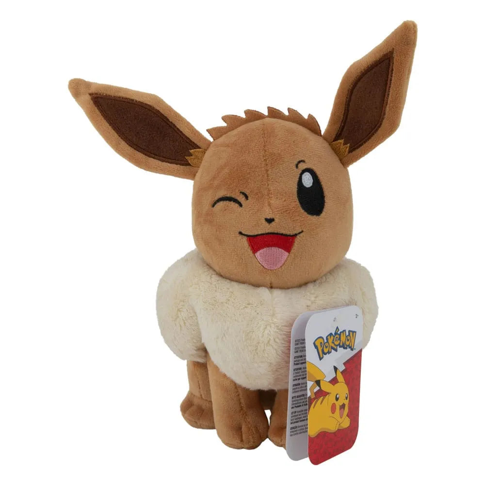 Pokémon Plüschfigur Evoli Winking 20 cm - Smalltinytoystore