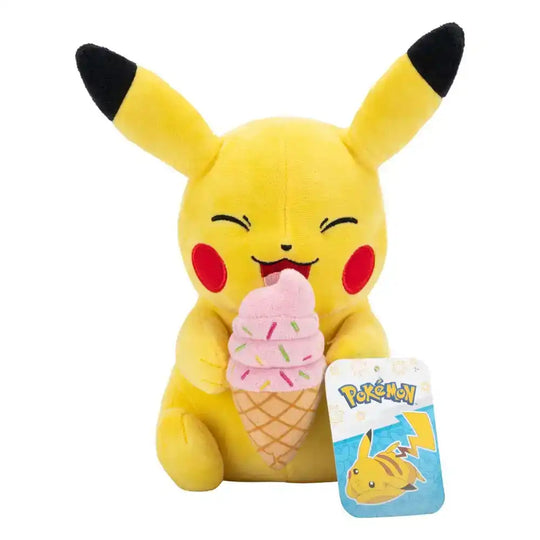 Pokémon Plüschfigur Pikachu with Ice Cream 20 cm - Smalltinytoystore