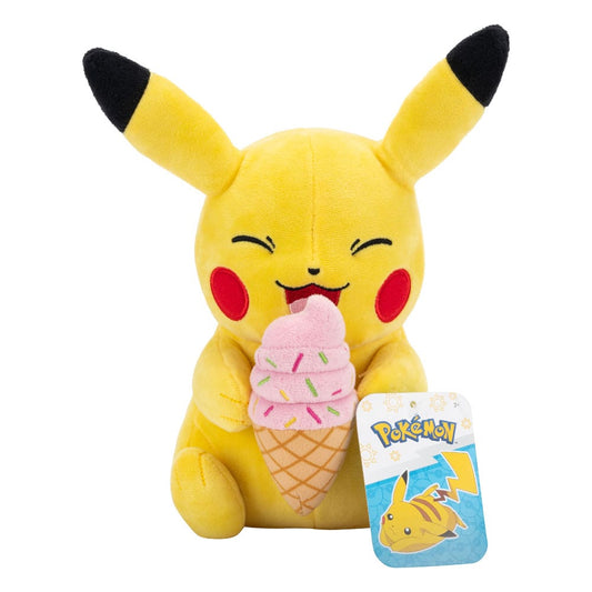 Pokémon Plüschfigur Pikachu with Ice Cream 20 cm - Smalltinytoystore