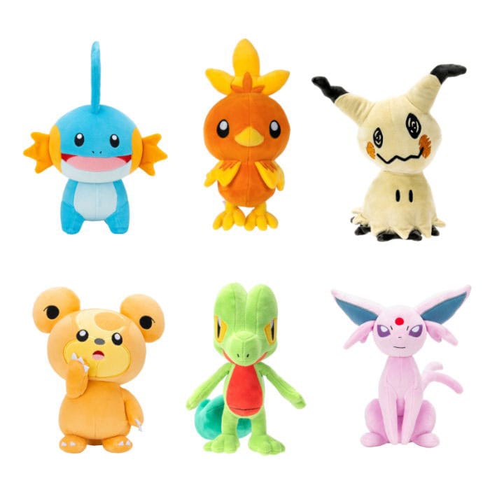 Pokémon Plüschfigur Version 22 20 cm Sortiment (6) - Smalltinytoystore