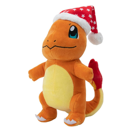 Pokémon Plüschfigur Winter Glumanda mit Weihnachtsmütze 20 cm - Smalltinytoystore