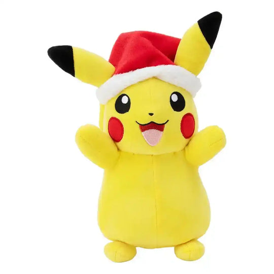 Pokémon Plüschfigur Winter Pikachu mit Weihnachtsmütze 20 cm - Smalltinytoystore