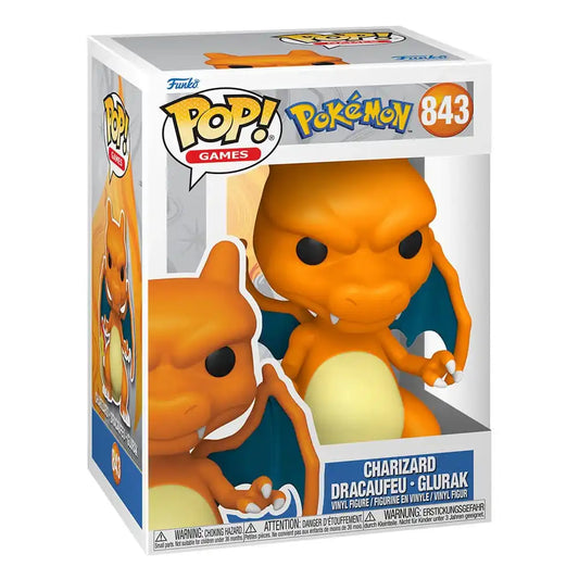 Pokemon POP! Games Vinyl Figur Charizard (EMEA) 9 cm - Smalltinytoystore