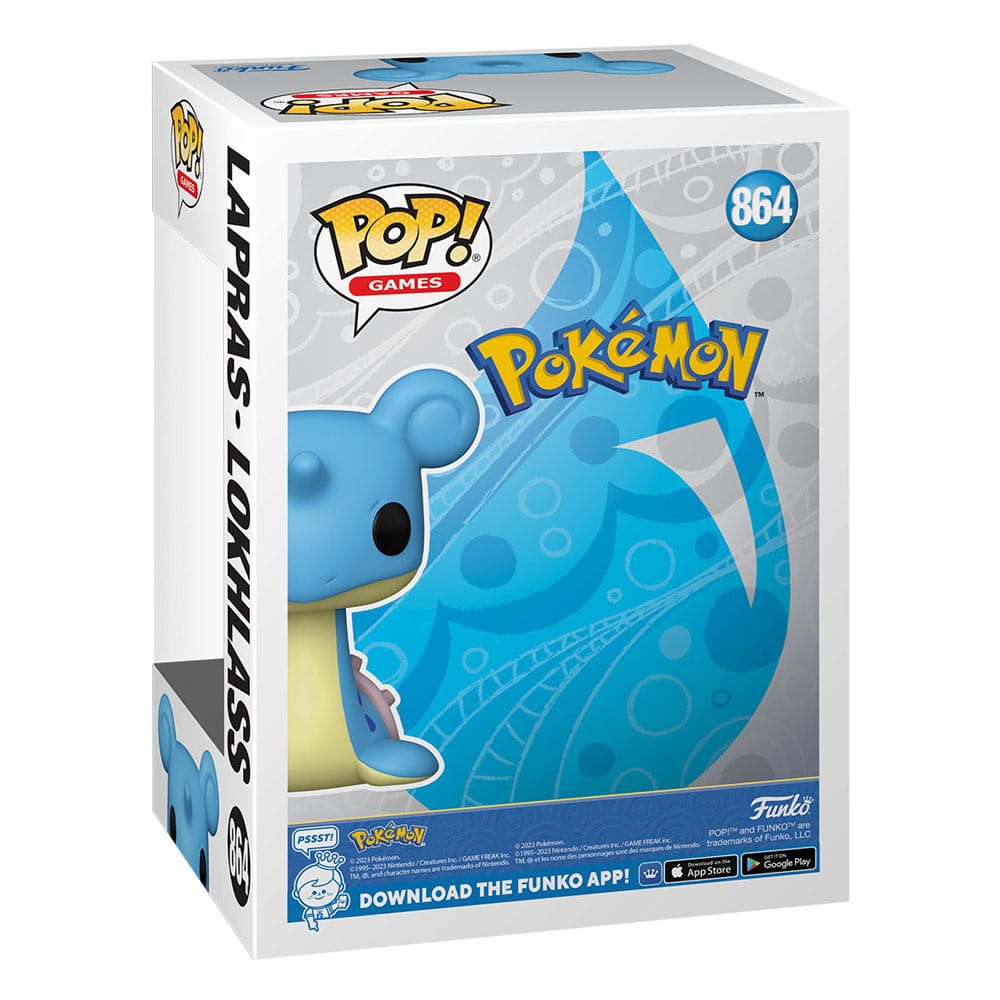Pokemon POP! Games Vinyl Figur Lapras (EMEA) 9 cm - Smalltinytoystore