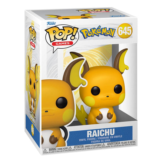Pokemon POP! Games Vinyl Figur Raichu (EMEA) 9 cm - Smalltinytoystore