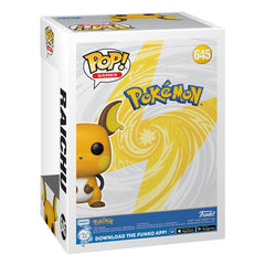 Pokemon POP! Games Vinyl Figur Raichu (EMEA) 9 cm - Smalltinytoystore