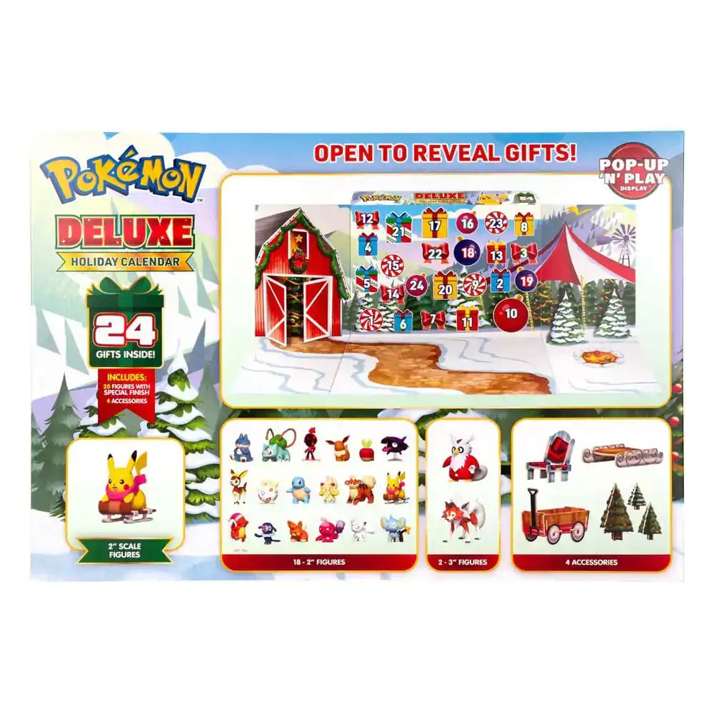 Pokémon Pop-Up 'N' Play Deluxe Adventskalender Holiday 2025 *Version EN* - Smalltinytoystore