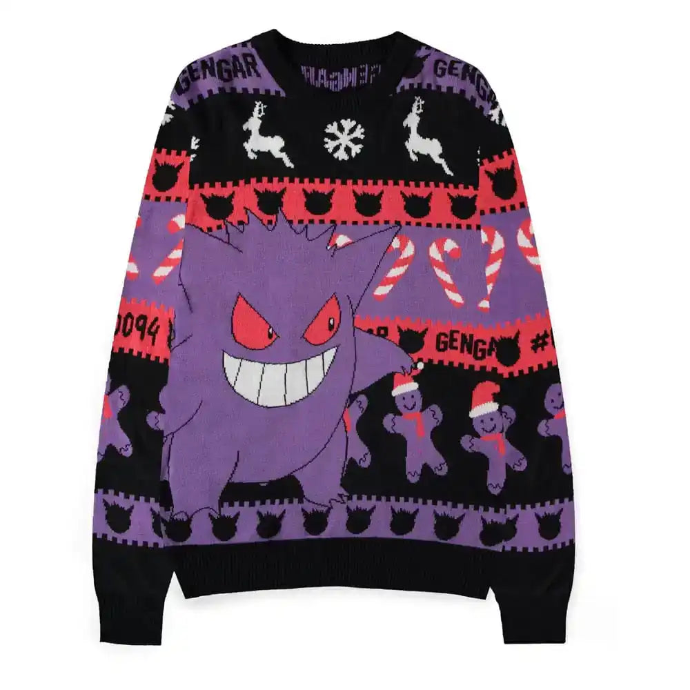 Pokémon Pullover Gengar (Christmas Jumper) Größe XL - Smalltinytoystore