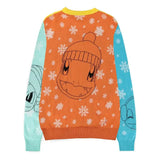 Pokémon Pullover Pikachu, Bulbasaur, Squirtle & Charmender (Christmas Jumper) Größe M - Smalltinytoystore