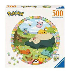 Pokémon Rund-Puzzle Blumige Pokémon (500 Teile) - Smalltinytoystore