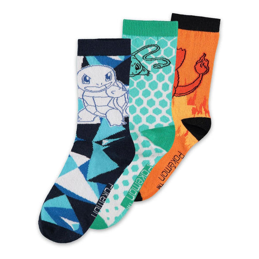 Pokemon Socken 3er-Pack Crew 43-46 - Smalltinytoystore