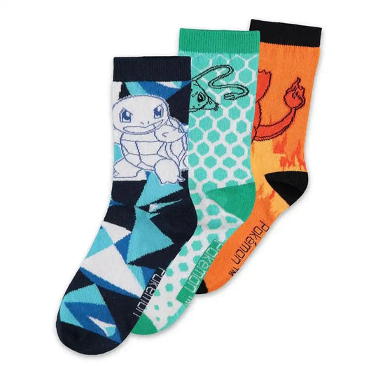 Pokemon Socken 3er-Pack Crew 43-46 - Smalltinytoystore