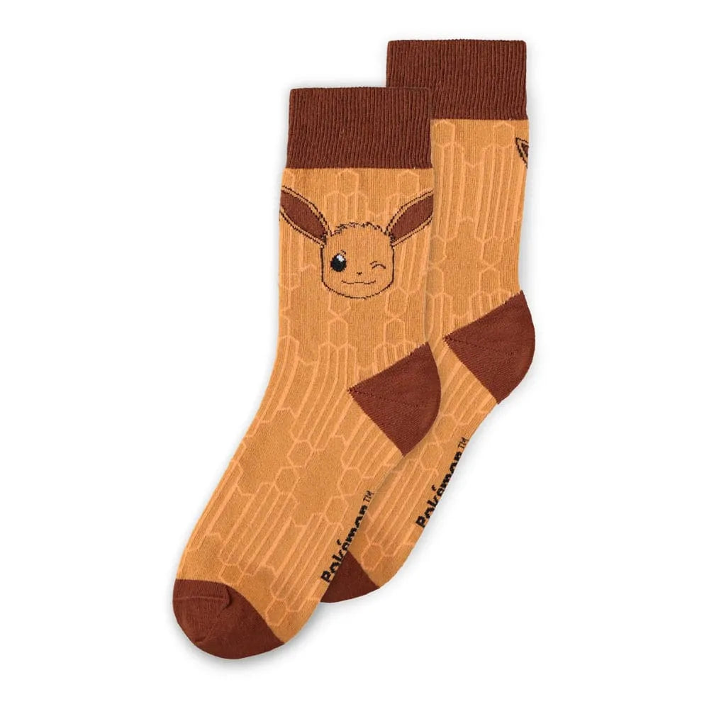 Pokémon Socken 3er-Pack Evoli Evolution 2.0 39-42 - Smalltinytoystore