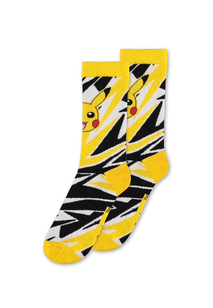 Pokémon Socken 3er-Pack Pikachu, Charmander, Gengar 43-46 - Smalltinytoystore