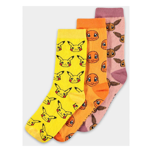 Pokémon Socken 3er-Pack Three Icons 35-38 - Smalltinytoystore