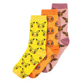 Pokémon Socken 3er-Pack Three Icons 39-42 - Smalltinytoystore