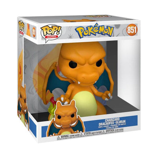 Pokemon Super Sized Jumbo POP! Vinyl Figur Charizard (EMEA) 25 cm - Smalltinytoystore