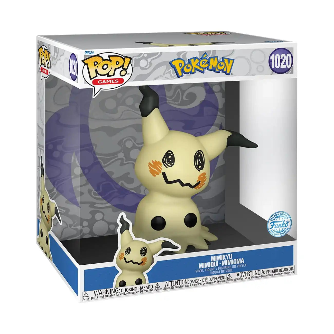 Pokemon Super Sized Jumbo POP! Vinyl Figur Mimikyu 25 cm - Smalltinytoystore