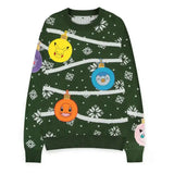 Pokémon Sweatshirt Christmas Jumper Xmas Balls Größe S - Smalltinytoystore