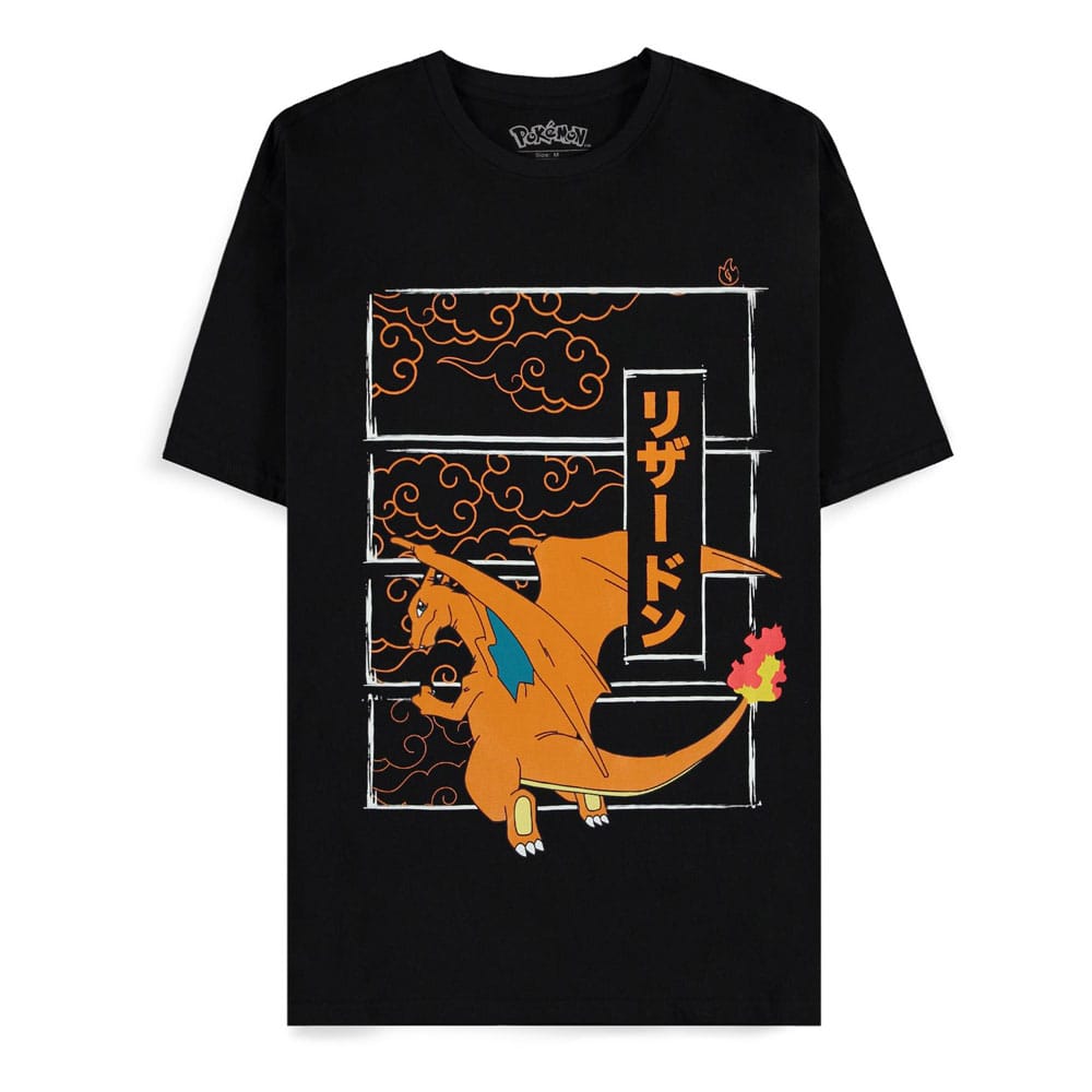 Pokémon T-Shirt Glurak Größe L - Smalltinytoystore