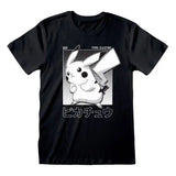 Pokemon T-Shirt Halftone Pikachu Größe S - Smalltinytoystore