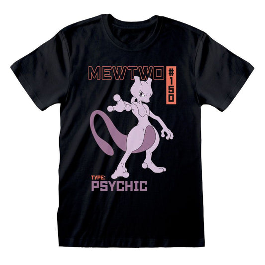 Pokemon T-Shirt Mewtwo Größe XXL - Smalltinytoystore