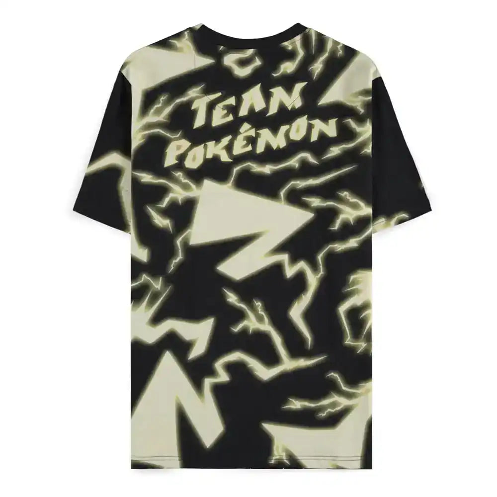 Pokémon T-Shirt Mirage AOP Pikachu Lightning Größe XL - Smalltinytoystore