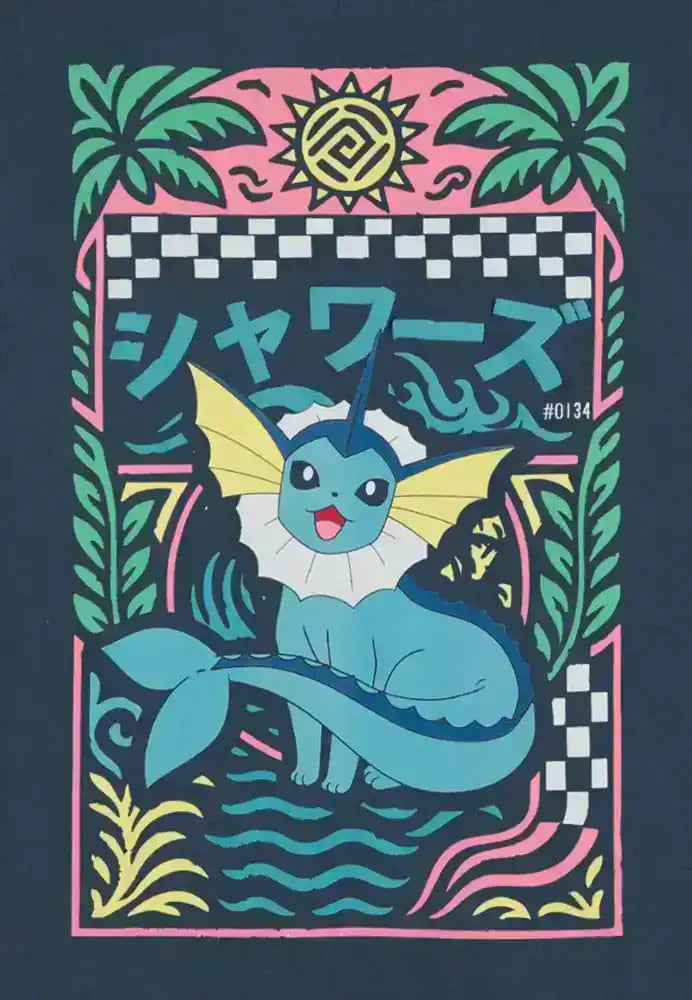 Pokémon T-Shirt Navy Aquana Größe M
