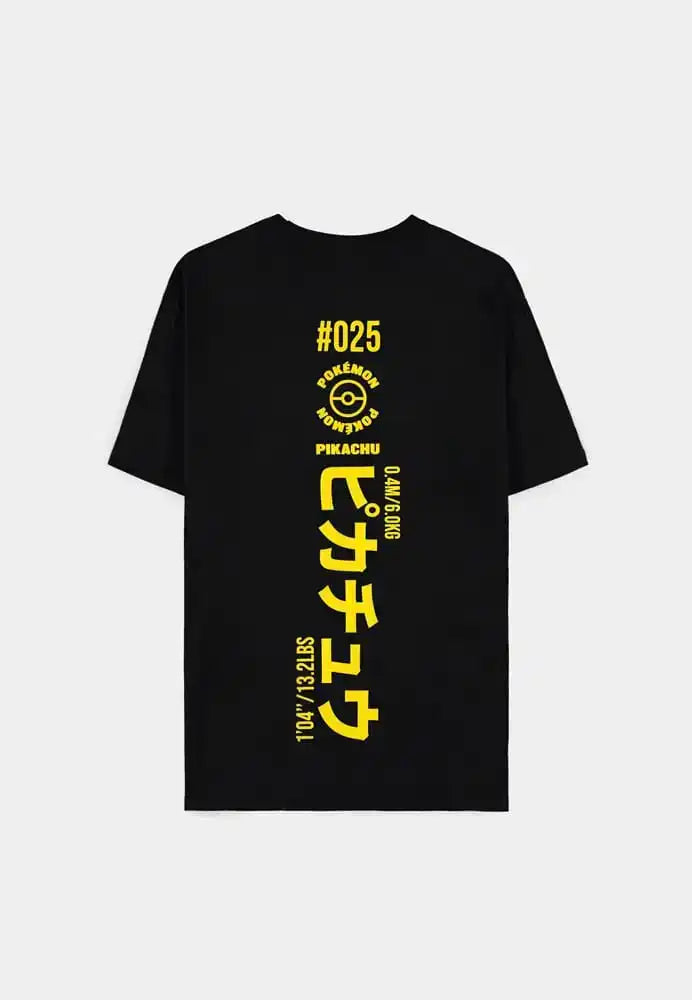 Pokemon T-Shirt Pikachu Outline Größe L - Smalltinytoystore
