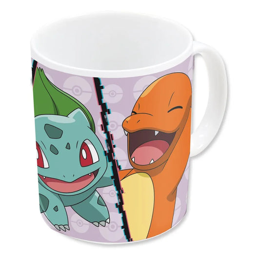 Pokemon Tasse Glumanda, Bisasam, Schiggy, Pikachu 320 ml - Smalltinytoystore