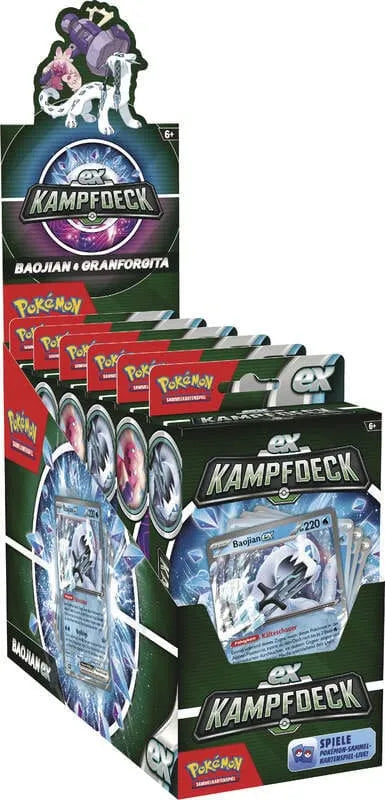 Pokémon TCG EX-Kampfdeck Juli 2023 Display (6) *Deutsche Version* - Smalltinytoystore