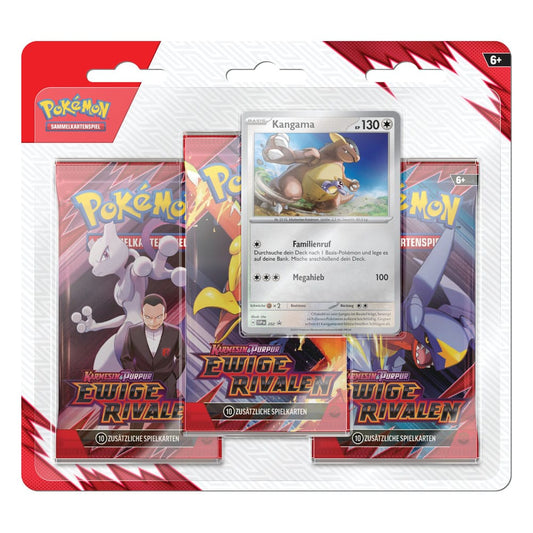 Pokémon TCG KP10 Karmesin & Purpur - Ewige Rivalen 3er-Pack Blister *Deutsche Version* - Smalltinytoystore