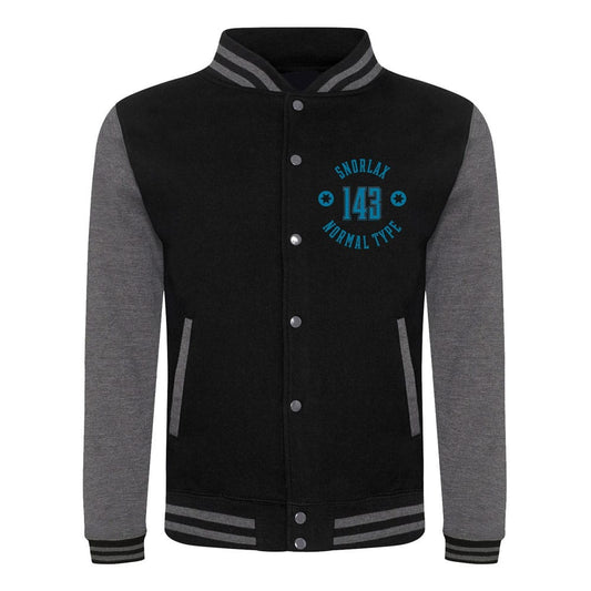 Pokemon Varsity Sweatjacke Collegiate Snorlax Größe XL - Smalltinytoystore