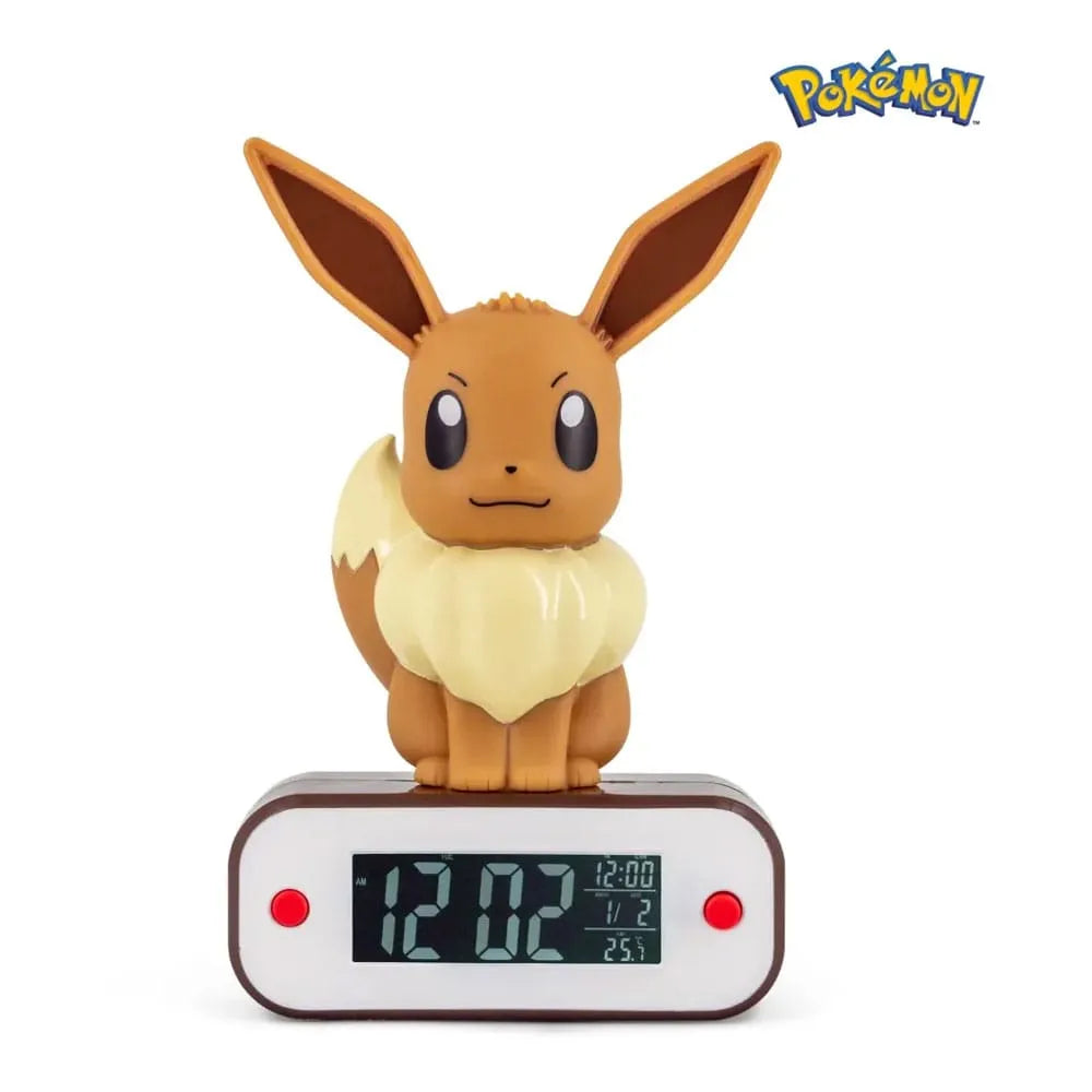 Pokémon Wecker mit Leuchtfunktion Eevee 18 cm - Smalltinytoystore