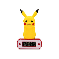 Pokémon Wecker mit Leuchtfunktion Pikachu 18 cm - Smalltinytoystore