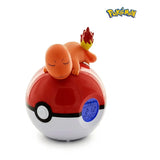 Pokémon Wecker Pokeball mit Leuchtfunktion Glumanda 18 cm - Smalltinytoystore