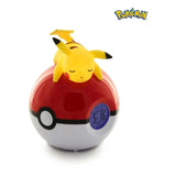 Pokémon Wecker Pokeball mit Leuchtfunktion Pikachu 18 cm - Smalltinytoystore