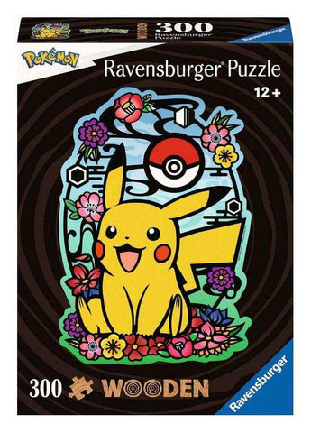 Pokémon WOODEN Holz-Puzzle Pikachu (300 Teile) - Smalltinytoystore